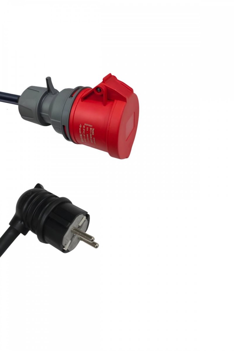 NUVION Elektrikli Araç Dönüştürücü ADAPTÖR5/32A PRIZ-1/16A Fiş (Boydan Uca 30 cm Kablo) Ev Prizinden Şarja