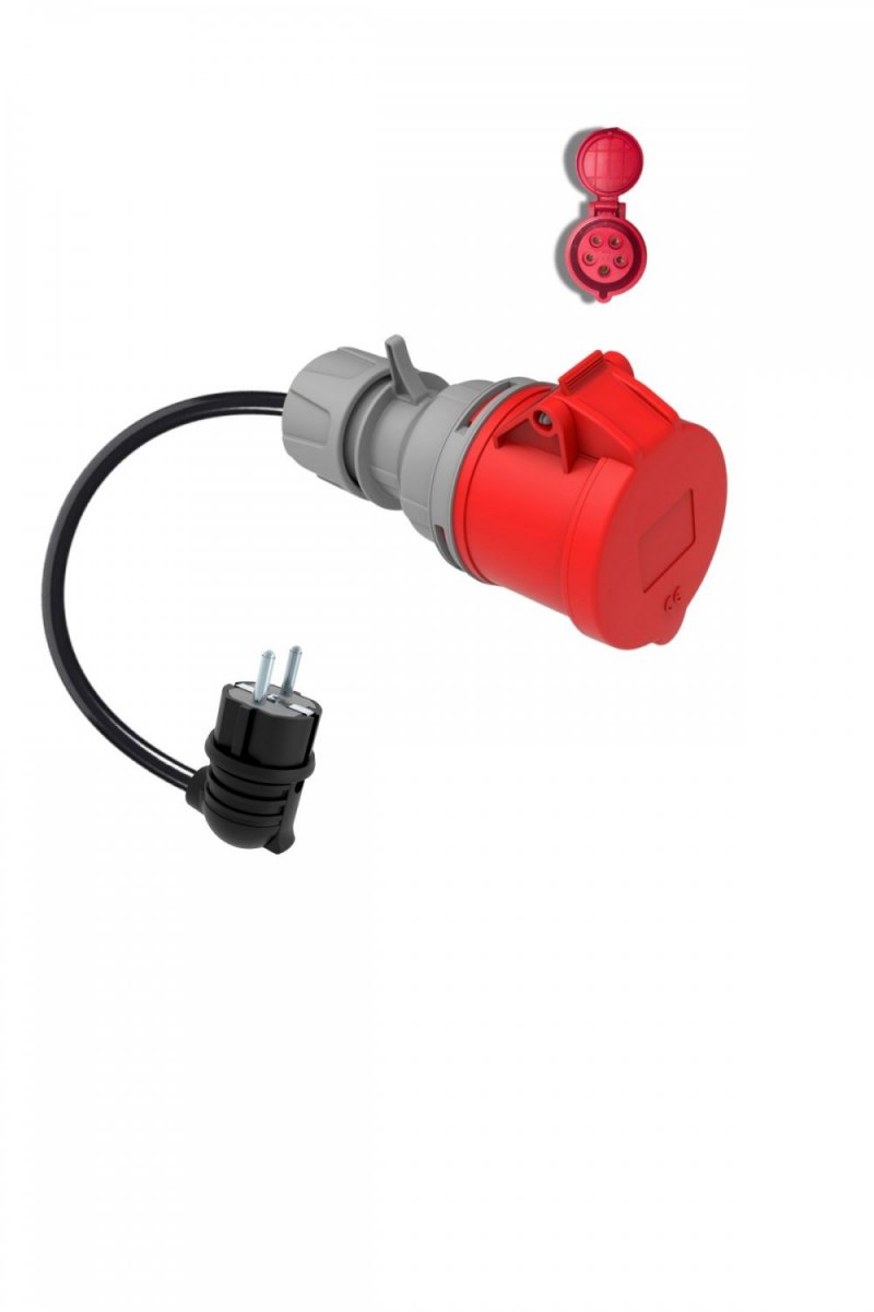 NUVION Elektrikli Araç Dönüştürücü ADAPTÖR5/32A PRIZ-1/16A Fiş (Boydan Uca 30 cm Kablo) Ev Prizinden Şarja