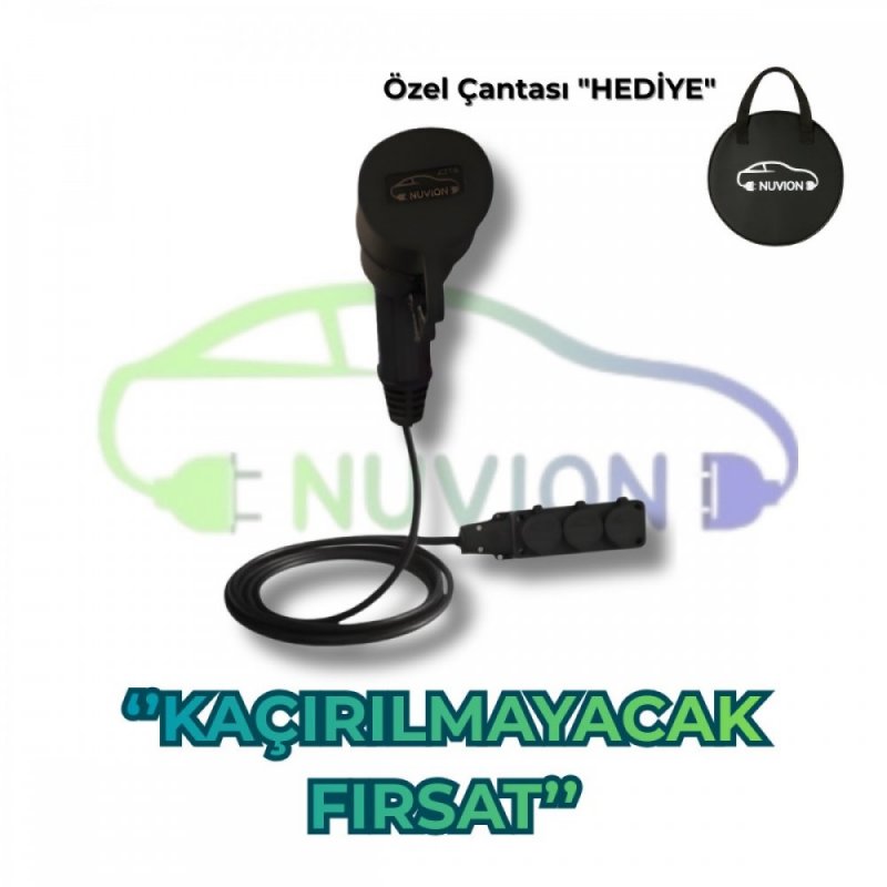 BYD UYUMLU V2L ADAPTÖRÜ 3MT KABLOLU 3 PRİZLİ***Özel Çantası  HEDİYE***
